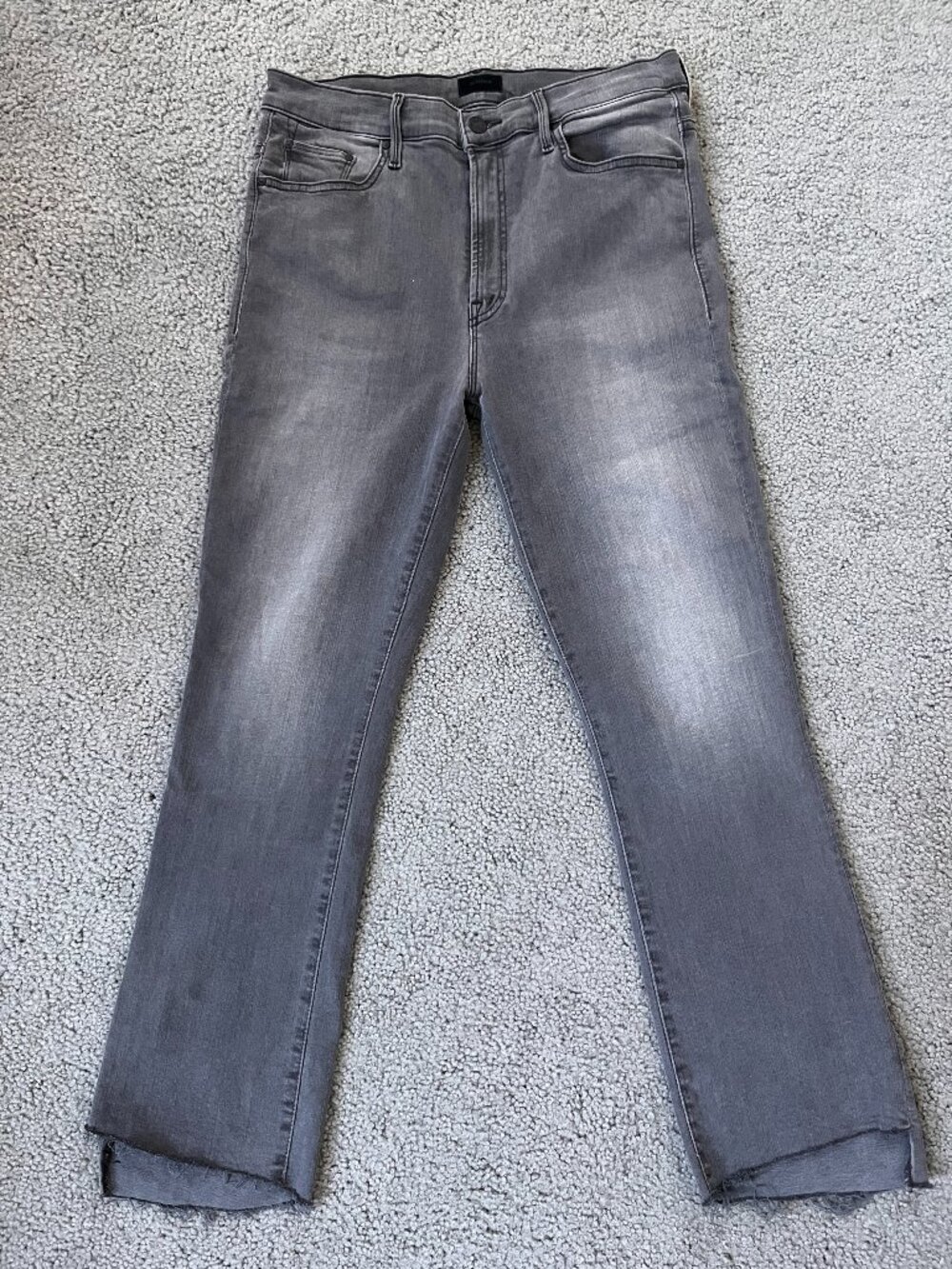 MOTHER THE INSIDER CROP STEP FRAY JEANS in DANCING IN THE MOONLIGHT - EUC - 32